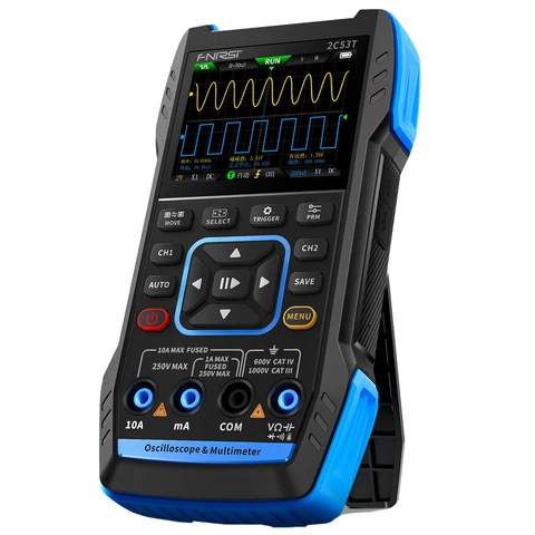 Osciloscopio 3 en 1 FNIRSI 2C53T