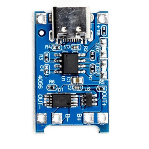 Cargador TP4056 USB-C protegido