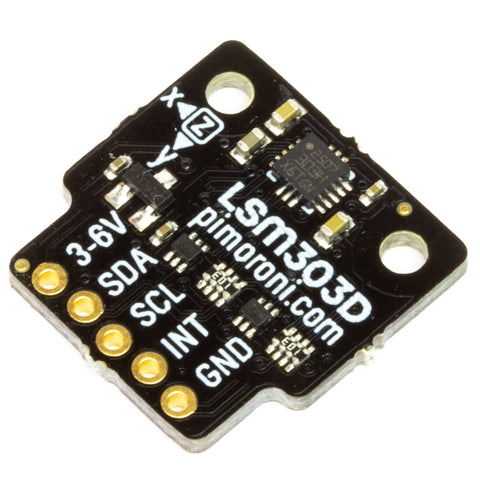 Sensor de orientación LSM303D · Pimoroni