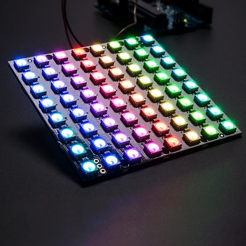 Matriz RGB NeoPixel 8 × 8