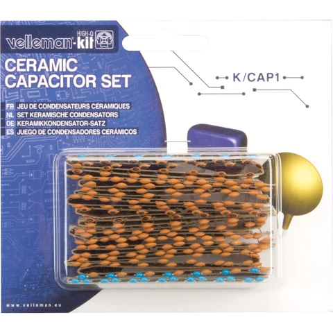 Kit de capacitores cerámicos