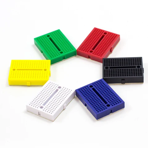 Mini protoboard de colores