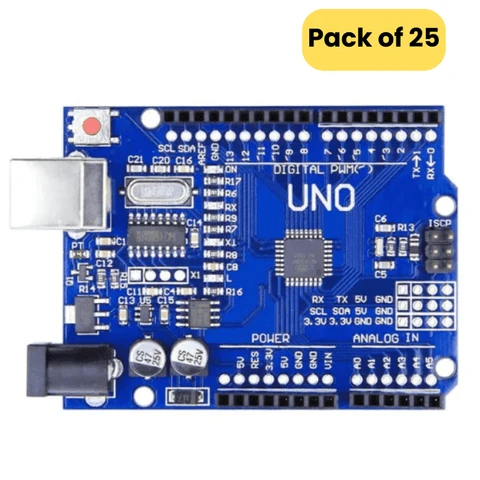 Pack de 25 placas UNO SMD compatibles